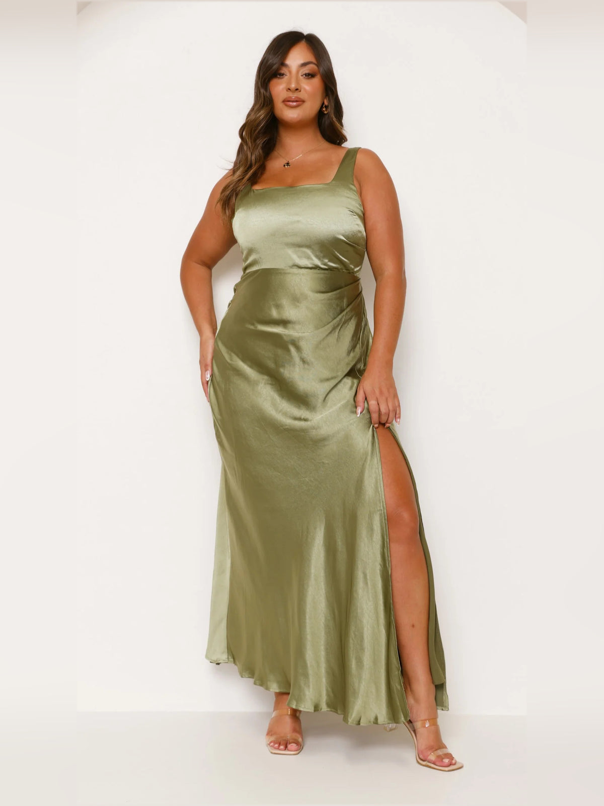 One-Shoulder Sheath Maxi Formal Dress