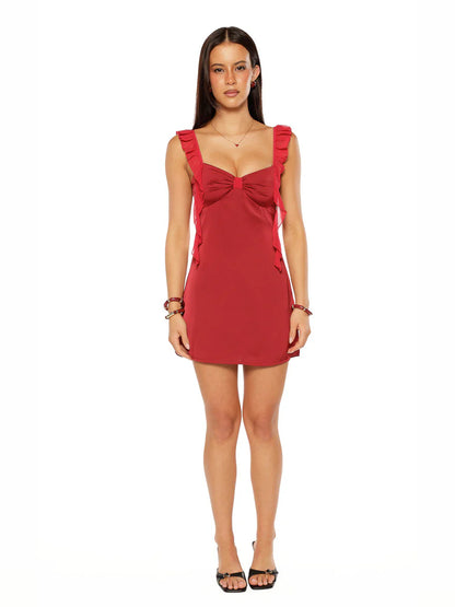 Mini Satin Homecoming Dress for Wedding Reception