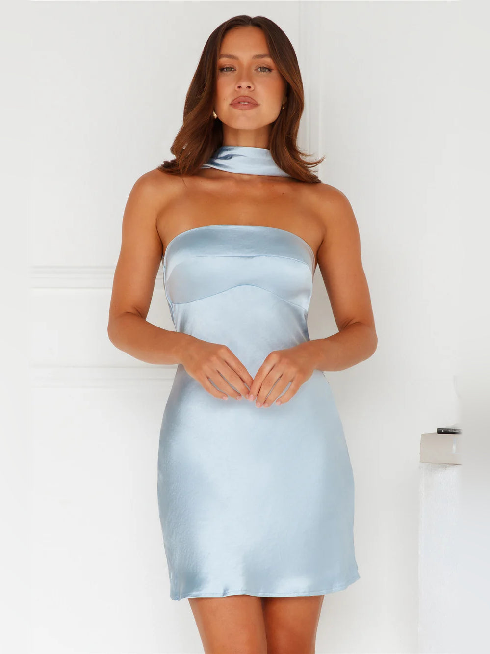Mini Satin Homecoming Dress for School Dance