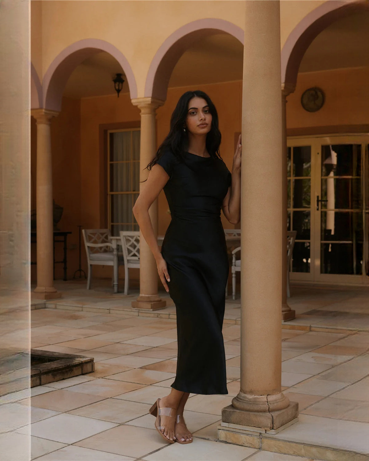 Timeless Bridal Party Sleeveless Satin A-Line Maxi Bridesmaid Dress
