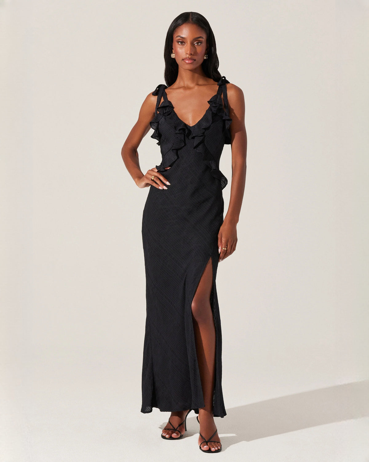 Elegant Evening Event Sleeveless Satin A-Line Maxi Bridesmaid Dress