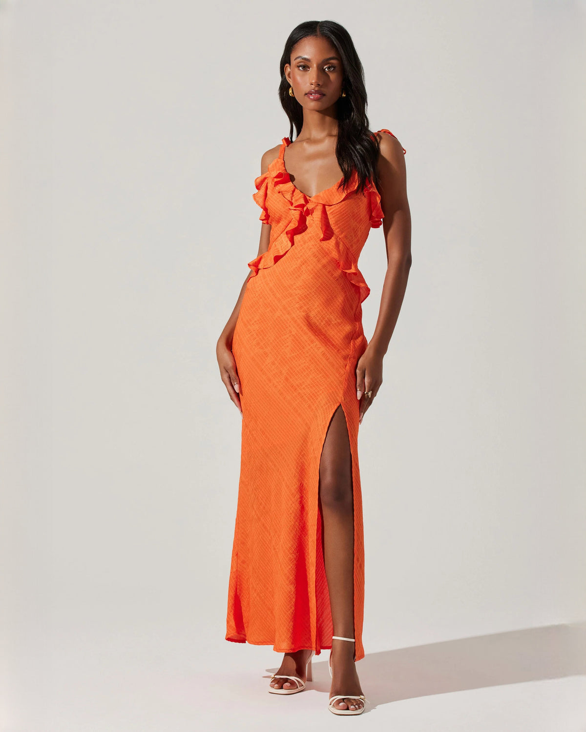 Elegant Evening Event Sleeveless Satin A-Line Maxi Bridesmaid Dress