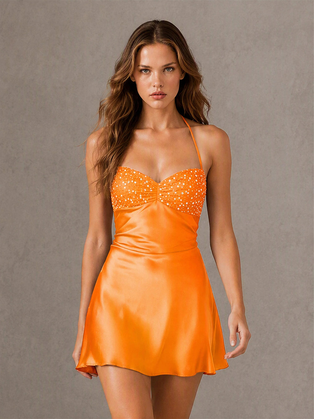 Draped Corset Sweetheart A-Line Mini Satin Homecoming Dress for Formal Reception