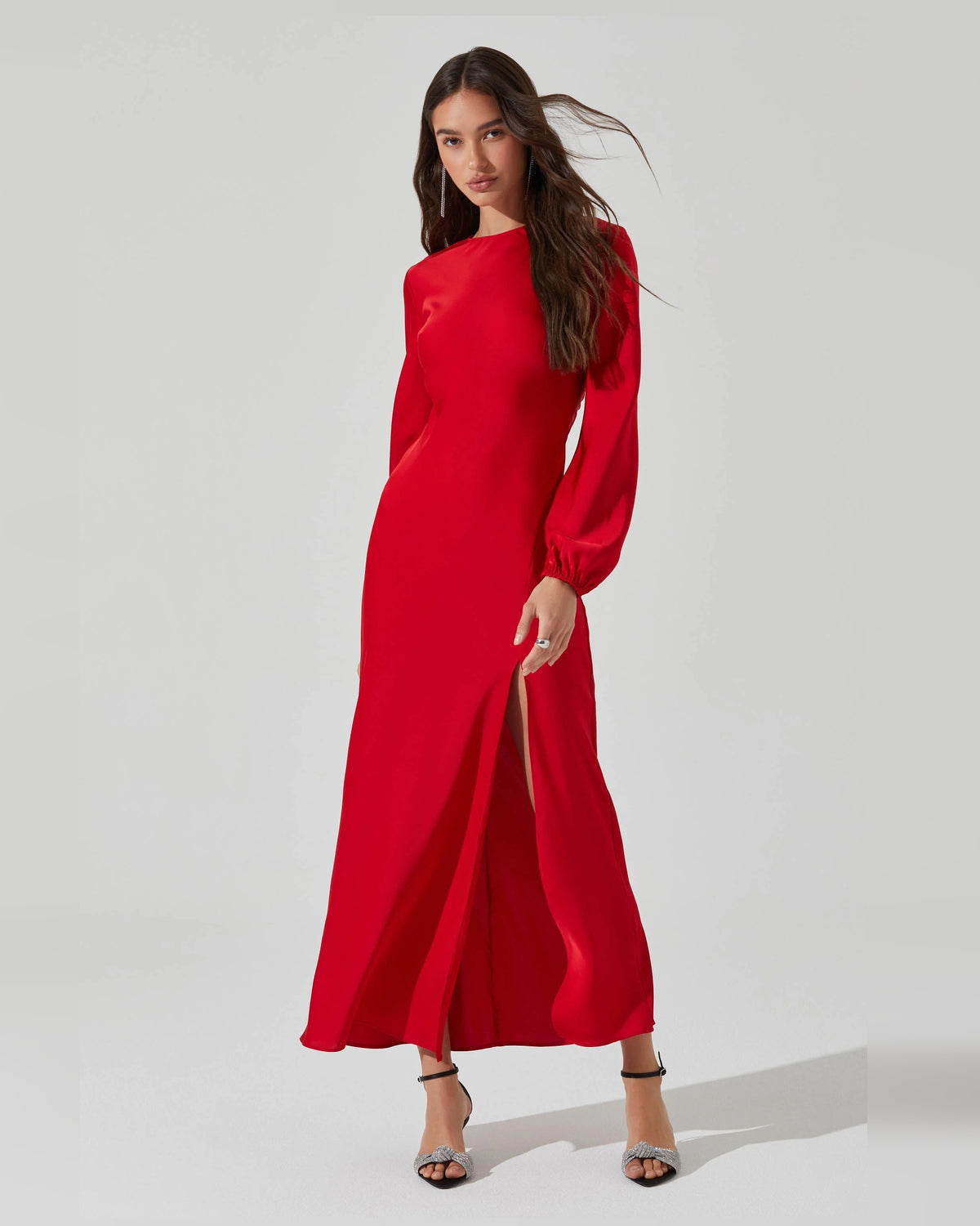 Spaghetti Strap A-Line Maxi Formal Dress for Summer Gala