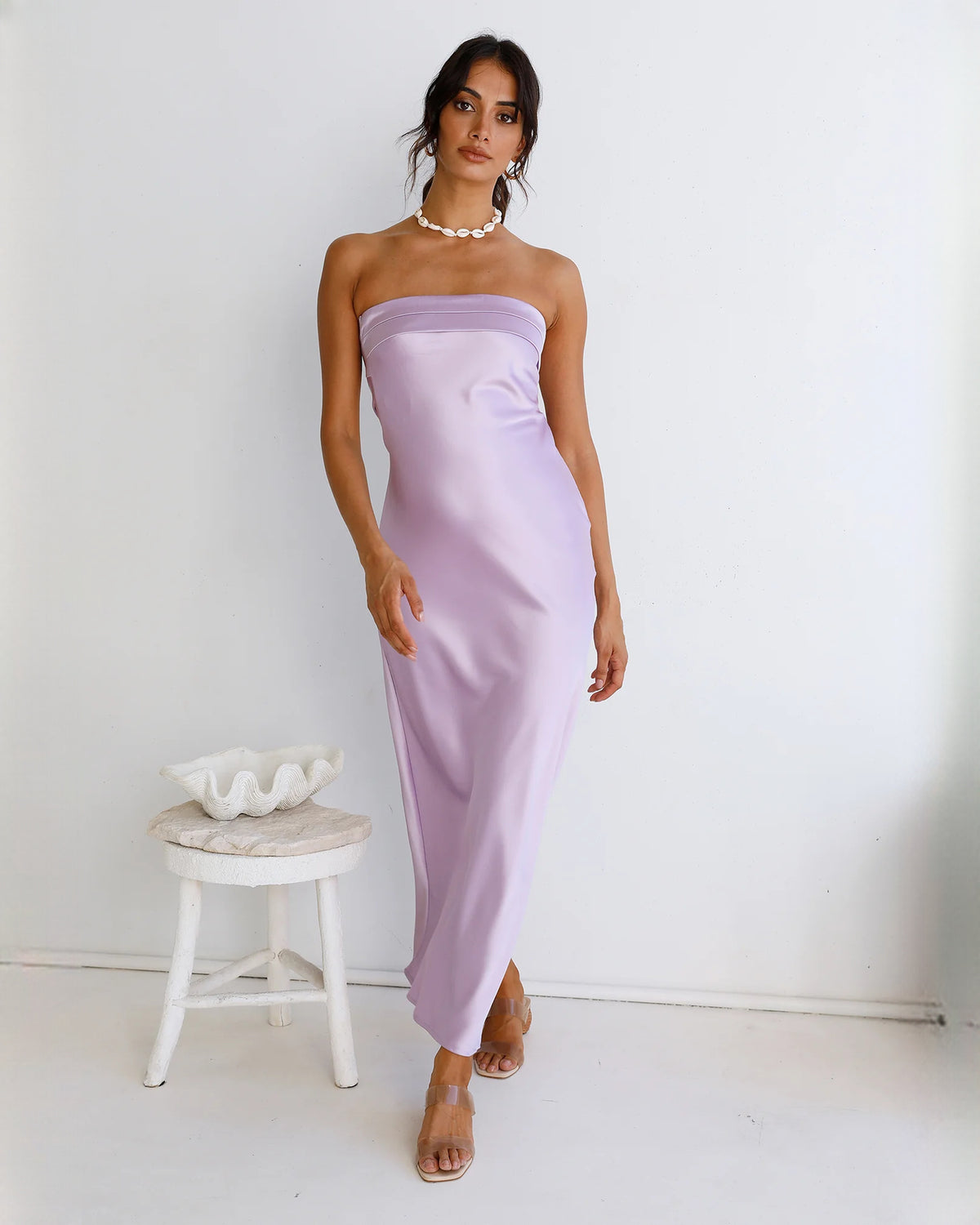 Timeless Wedding Ceremony Sleeveless Satin A-Line Maxi Bridesmaid Dress