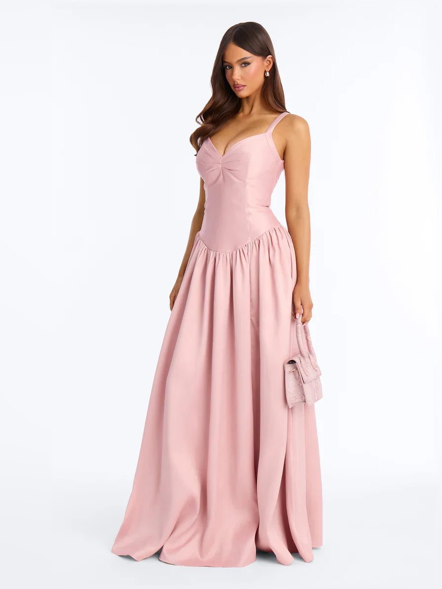 Sweetheart Corset Ruching Floor-Length A Formal Dress