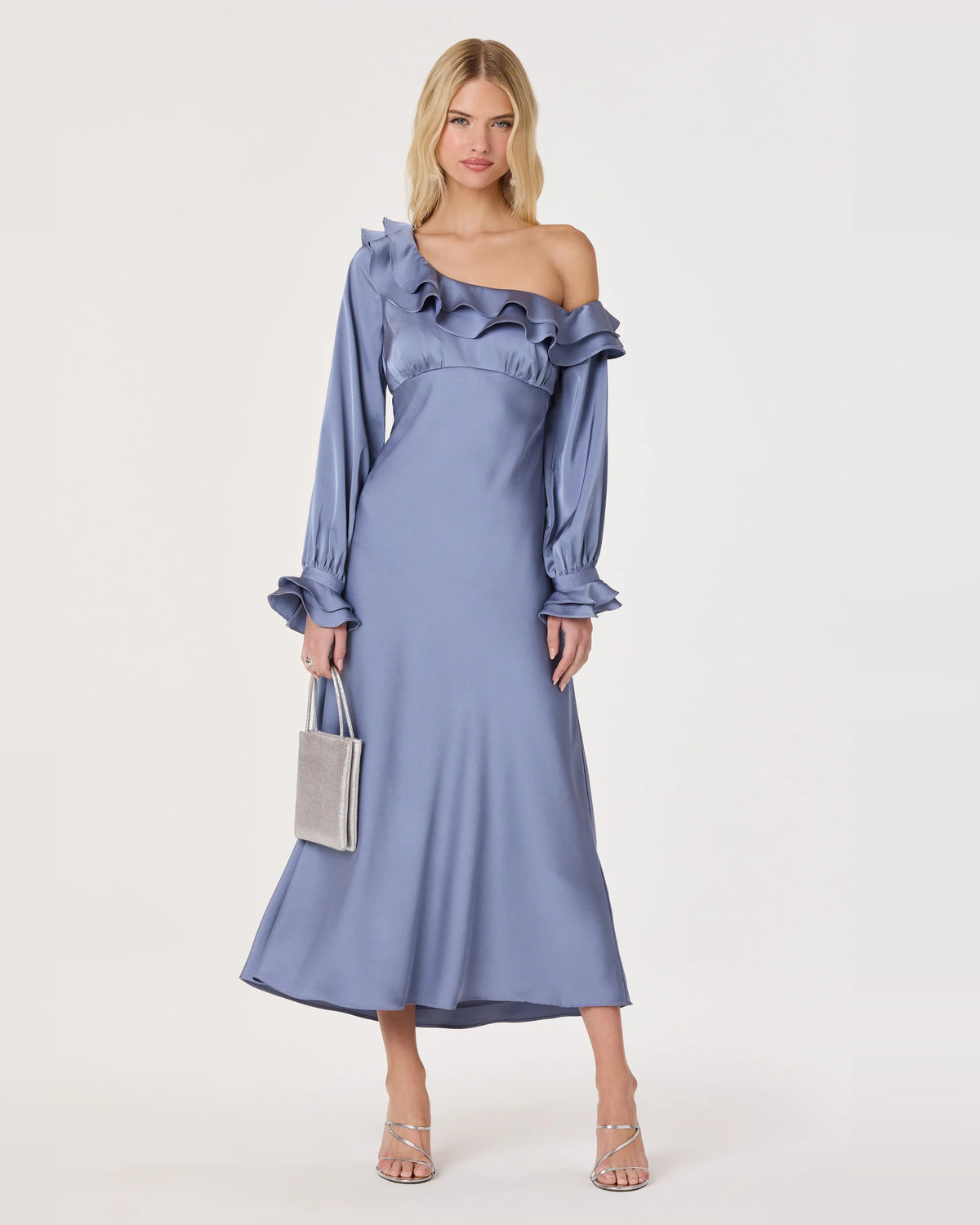 Off-Shoulder A-Line Maxi Formal Dress for Formal Party