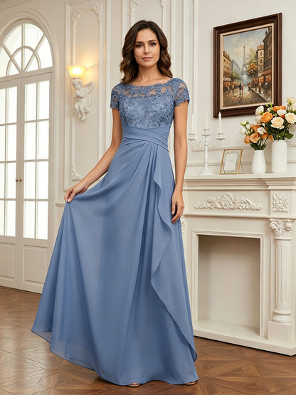 flowing chiffon skirt with elegant drape